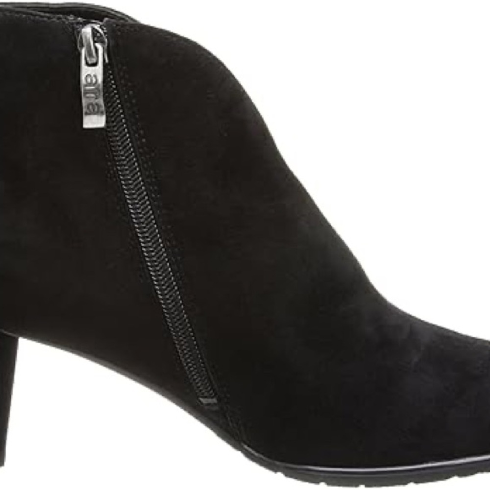 Ara Black Ankle Booties with Sleek Design
